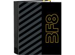 Raccoglitore Ad Anelli Blackfit8 Zone Nero A4 27 X 33 X 6 Cm