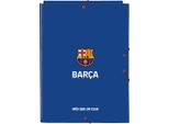 Foglietto F.C. Barcellona Blu Granato Rosso A4