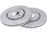 A.B.S. 17338 Disco Freno Oe 1606401480 Compatibile Con Berlingo, C4, C3, Partner, 5008, 308, 307, 3008, 208, 207, 206, 2008, 1007, Crossland X, Corsa F, Xsara, DS4, DS3, C5, C4