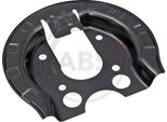 A.B.S. 11387 - Oe 4209A9 Piastra Paraspruzzi, Disco Freno Per C4 (La), C4 I (Lc), 307, 307 Cc (3B), 307 Sw (3H)