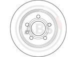 A.B.S. 16298 - Oe 1001094 Disco Freno Per Galaxy (Wgr), Alhambra (7V), Sharan (7M)