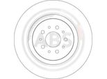A.B.S. 17008 - Disco Freno Oe 60652186 Per 147 (937), 156 (932), Gtv (916), Spider (916)