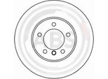 A.B.S. 16332 - Oe 34 11 1 163 013 Disco Freno Per Serie 5 (E39)