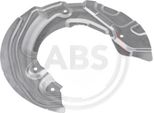 A.B.S. 11076 - Oe 34106762851 Piastra Paraspruzzi, Disco Freno Per Serie 1 (E81), Serie 1 (E87), Serie 1 (E88), Serie 1 (E82), Serie 3 (E90), Serie 3 (E93), Serie 3 (E92), Serie 3 (E91), Z4 (E89)