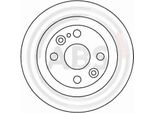 A.B.S. 16088 - Disco Freno Oe F1CZ2C026A Per MX-3 (Ce), MX-5 I (Na), MX-5 Ii (Nb)