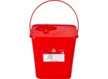 Contenitore Per Rifiuti Sanitari 5 L Rosso