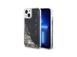 Guess Guhcp14Slcsgsgk Iphone 14 / 15 /13 6.1 Czarny/Nero Custodia Rigida Liquid Glitter Marble