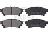 A.B.S. 37815 - Set Di Pastiglie Freno Oe 044660E010 Per Gs L1, Is Iii E3, Rc C1, Rx L1, Prius Plus W4