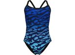 Arena Surfs Up Light Drop Back Badeanzug Damen - Multicolore
