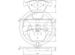 A.B.S. 37346 - Set Di Pastiglie Freno Oe 34 11 2 283 865 Per X1 E84, Serie 7 E65, Serie 6 E64, Serie 6 E63, Serie 5 E61, Serie 5 E60, Serie 3 E91, Serie 3 E92, Serie 3 E93, Serie 3 E90, Serie 1 E82