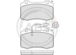 A.B.S. 38592 - Set Di Pastiglie Freno Oe 1ML 698 151 Per Leon 1M1