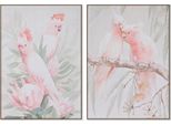 Picture Home Esprit Parrot Tropical 100 X 4 X 140 Cm (2 Pezzi)
