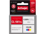 Activejet AC-561NX Inchiostro Per Stampante Brother, Sostituzione Canon CL-561XL; Supremo; 18 Ml; Colore