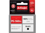 Activejet AC-560NX Inchiostro Per Stampante Brother, Sostituzione Canon PG-560XL; Supremo; 22 Ml; Nero