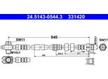 Ate 24.5143-0544.3 - Tubo Freno Oe 6R0 611 701 A Per Polo (6C, 6R), Toledo Iv (KG3), Rapid (Nh), Ibiza (6J, 6P)