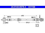 Ate 24.5143-0578.3 - Tubo Freno Oe 5N0 611 701 Per Tiguan (5N), Q3 (8U)