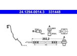 Ate 24.1294-0014.3 - Tubo Freno Oe 6R0 611 763 A Per A1 (8X), Ibiza (6J, 6P), Polo (6C, 6R)
