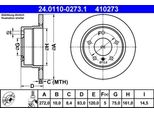 Ate 24.0110-0273.1 - Oe 34 21 1 163 845 Disco Freno Per Z3 (E36)
