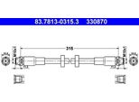 Ate 83.7813-0315.3 - Oe 4F0 611 707 B Tubo Freno Per A6 (4F)
