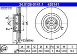 Ate 24.0126-0141.1 - Oe 43512 05070 Disco Freno Per Avensis (T25)