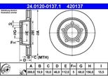 Ate 24.0120-0137.1 - Oe 447 615 601 A Disco Freno Per A8 (4D)