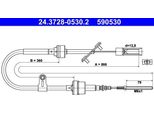 Ate 24.3728-0530.2 - Cavo Frizione Oe 46538236 Per Multipla