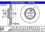 Ate 24.0132-0159.1 - Disco Freno Oe 5135 475AA Per Crossfire, Clk (A208), Classe E (W210), Classe E (S210), Slk (R170)