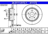 Ate 24.0111-0172.1 - Disco Freno Oe 1683383 Per C-Max, Transit Connect, Grand C-Max, Kuga Ii, Tourneo Connect