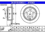 Ate 24.0110-0363.1 - Oe 0 5105 515AA Disco Freno Per 200, Sebring (J), Compass, Patriot (MK74)