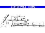 Ate 24.5161-0775.3 - Tubo Freno Oe 4806 K4 Per C5 Iii (Rw), C5 Iii (Rd), C6 (Td), 407, 508 (8D), 508 (8E)