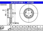 Ate 24.0131-0100.1 - Oe 1812200 Disco Freno Per Transit V363