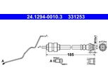 Ate 24.1294-0010.3 - Tubo Freno Oe 1460253 Per Mondeo Iv