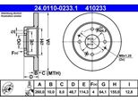 Ate 24.0110-0233.1 - Disco Freno Oe 42510 SM4 950 Per Accord V, Civic Vi, Accord Iv