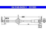 Ate 24.5140-0420.3 - Tubo Freno Oe 1681131 Per C-Max, Focus Iii, Grand C-Max