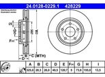 Ate 24.0128-0229.1 - Disco Freno Oe Jlm 20617 Per Xj (X308), XK8 (X100)