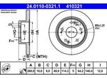 Ate 24.0110-0321.1 - Oe 42510 Sea E00 Disco Freno Per Accord Vii