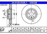 Ate 24.0128-0328.1 - Disco Freno Oe T4N 1799 Per Xe (X760)