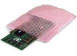 Sacchetti A Bolle D'aria Antistatici Dimensioni 250X350Mm Spessore 100µ Fossette Rosa All'esterno Della Scatola.