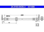Ate 24.5103-0430.3 - Oe 34 32 1 159 717 Tubo Freno Per Serie 3 (E36), Z3 (E36)