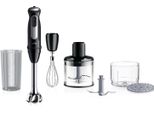 Braun Multiquick 5 MQ55.254MBK 0,5 L Frullatore Ad Immersione 1000 W Nero, Acciaio Inox