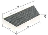 Bosch 1 987 432 348 - Oe 24 35 Filtro Aria Abitacolo Per 206 (2A/C), 206 Sw (2E/K), 206 Van, 206+, 206 (2E/K), 206 Cc (2D)