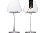 Intirilife 2X Calice Da Vino Dal Design Moderno - Capacità 600 Ml - Calice Da Vino Bianco Vino Rosso Calice Da Vino Lavabile In Lavastoviglie Vetro Cristallo Antiurto