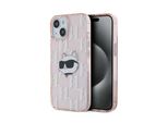 Karl Lagerfeld Klhcp13Mhklpchp Iphone13 6.1 RóżOwy/Pink Hardcase Iml Choupette Head & Monogram