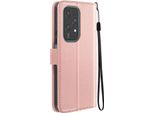 Mayaxess, Honor 200 Lite Custodia A Portafoglio Funzione Stand Con Cinturino, Oro Rosa