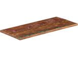 Vidaxl Piano Da Tavolo 120X60X2,5 Cm Rettangolare In Legno Massiccio Antico