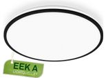 Briloner Pulap A Eek A Lampada Da Soffitto A Led, Eek A, 50.000H Di Luce, Luce Indiretta, Luce Bianca Neutra, Nero, Ø33 X 6 Cm