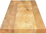 Vidaxl Piano Da Tavolo 160X20X2,5 Cm Rettangolare In Legno Massiccio Di Mango