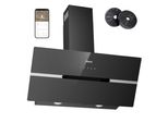 Ciarra Cofano Gamma A+++ 650 M³/H Cofano Estrattore 90 Cm Incl. Boost WIFI-APP Touch Control VM9736FB