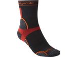 Calze Bridgedale Midweight T2 Merino Sport Crew Nere Eu 40-43 Da Uomo Nere Eu 40-43