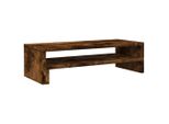 Vidaxl Supporto Per Monitor In Rovere Fumé 54X22X15 Cm Materiale A Base Di Legno